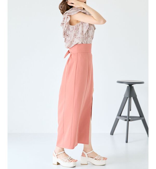 MAJESTICLEGON「ウエストフィットスリットスカート」|スカート|