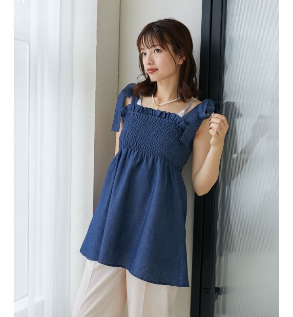 MAJESTICLEGON「マルチway肩リボンビスチェ」|キャミソール|