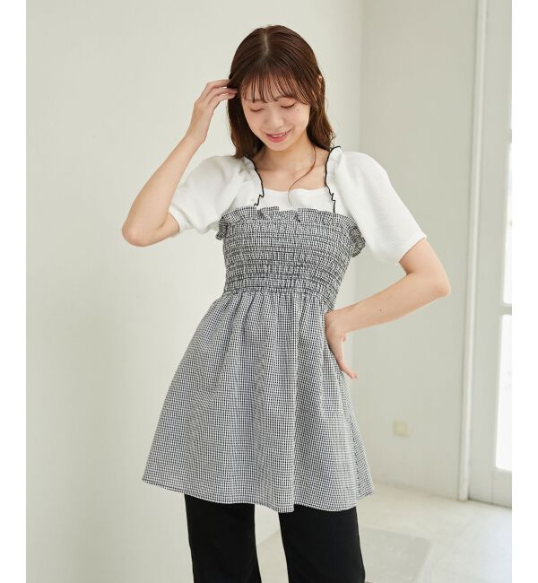 MAJESTICLEGON「マルチway肩リボンビスチェ」|キャミソール|