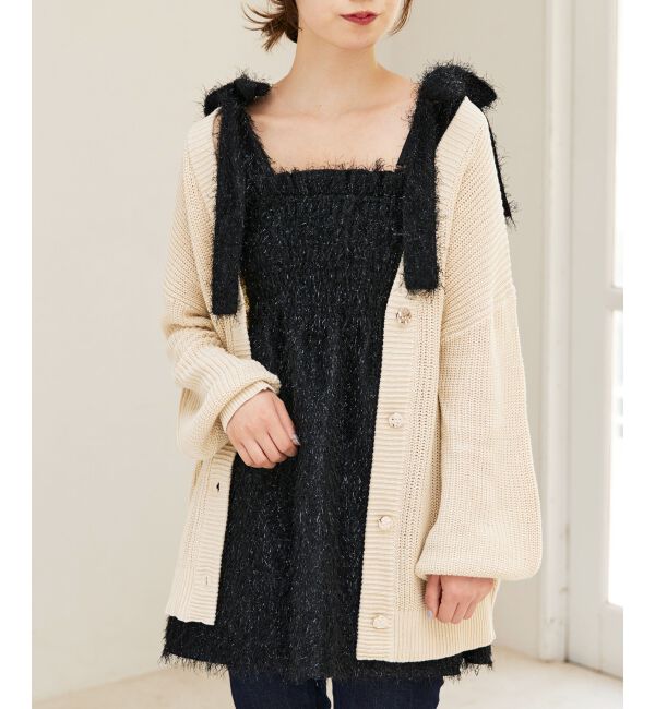 MAJESTICLEGON「マルチway肩リボンビスチェ」|キャミソール|