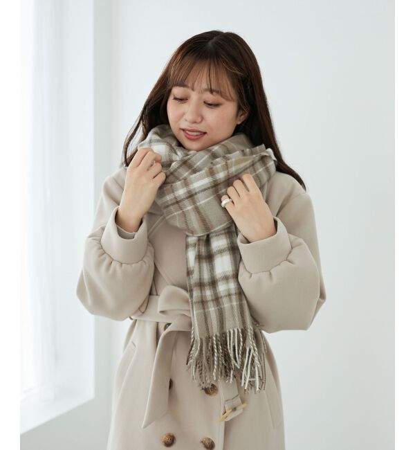 MAJESTICLEGON「アソートチェックマフラー」|マフラー|