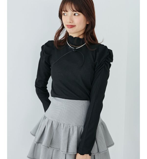 MAJESTICLEGON「Ladyライクパワショルトップス」|Tシャツ・カットソー|