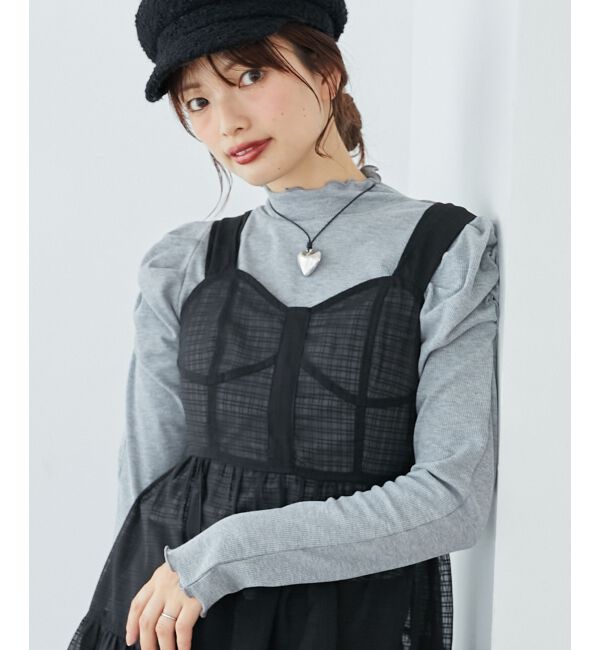 MAJESTICLEGON「Ladyライクパワショルトップス」|Tシャツ・カットソー|