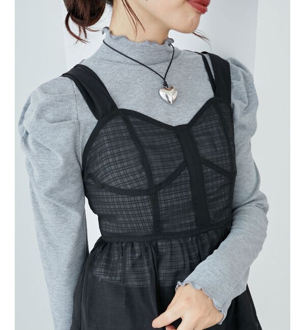 MAJESTICLEGON「Ladyライクパワショルトップス」|Tシャツ・カットソー|