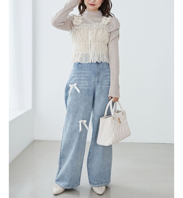 MAJESTICLEGON「Ladyライクパワショルトップス」|Tシャツ・カットソー|