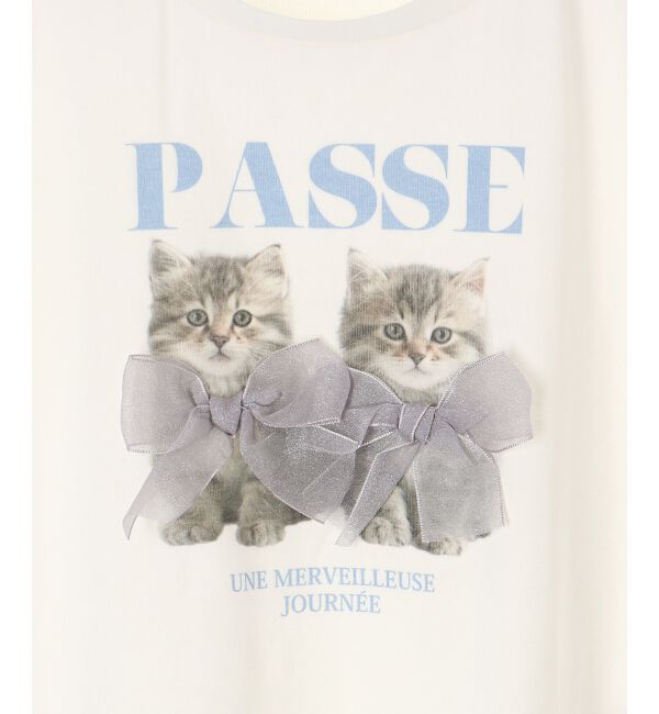  「リボンネコチャンTシャツ」|Tシャツ・カットソー|