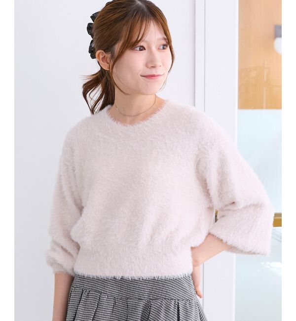  「◎バックリボンシャギーニット」|ニット・セーター|