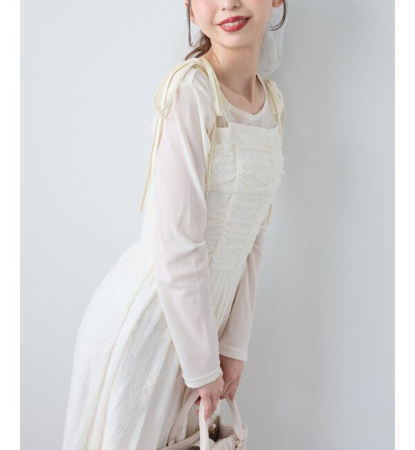  「ドットチュールシアートップス」|Tシャツ・カットソー|