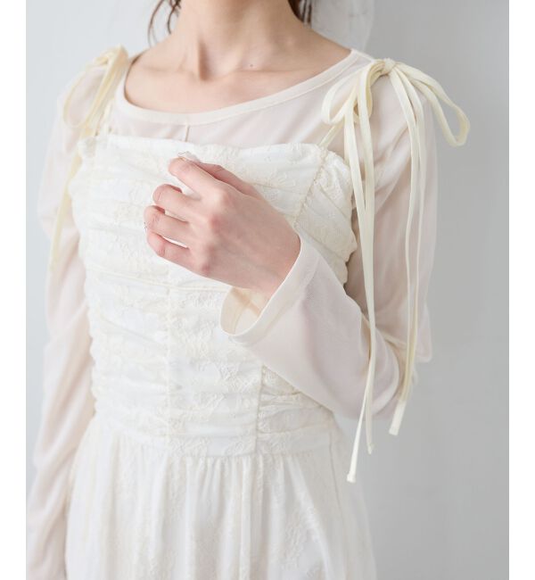  「ドットチュールシアートップス」|Tシャツ・カットソー|