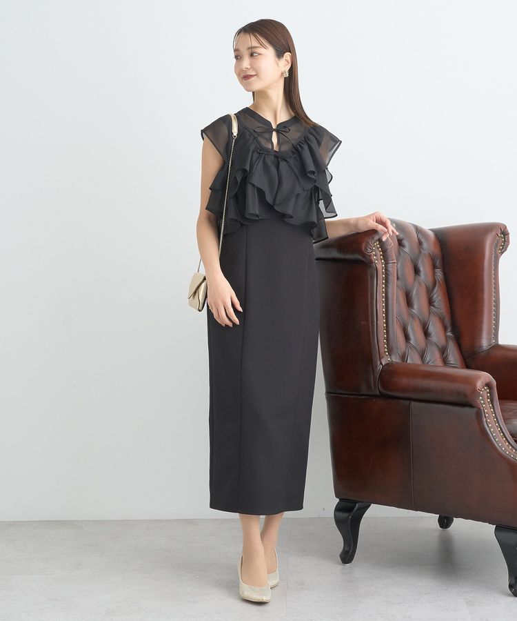 earth music&ecology「SET2点フリルボレロ＋ナローワンピース」|ワンピース|