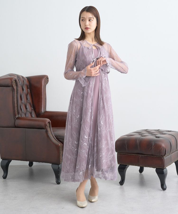 earth music&ecology「SET2点レースワンピース＋キャミワンピース」|ワンピース|