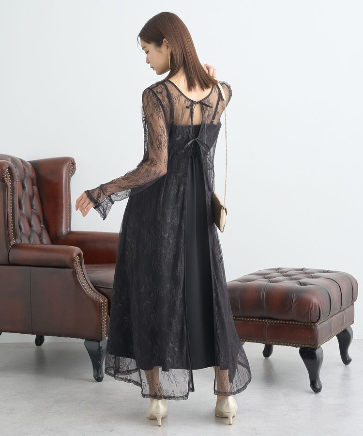 earth music&ecology「SET2点レースワンピース＋キャミワンピース」|ワンピース|