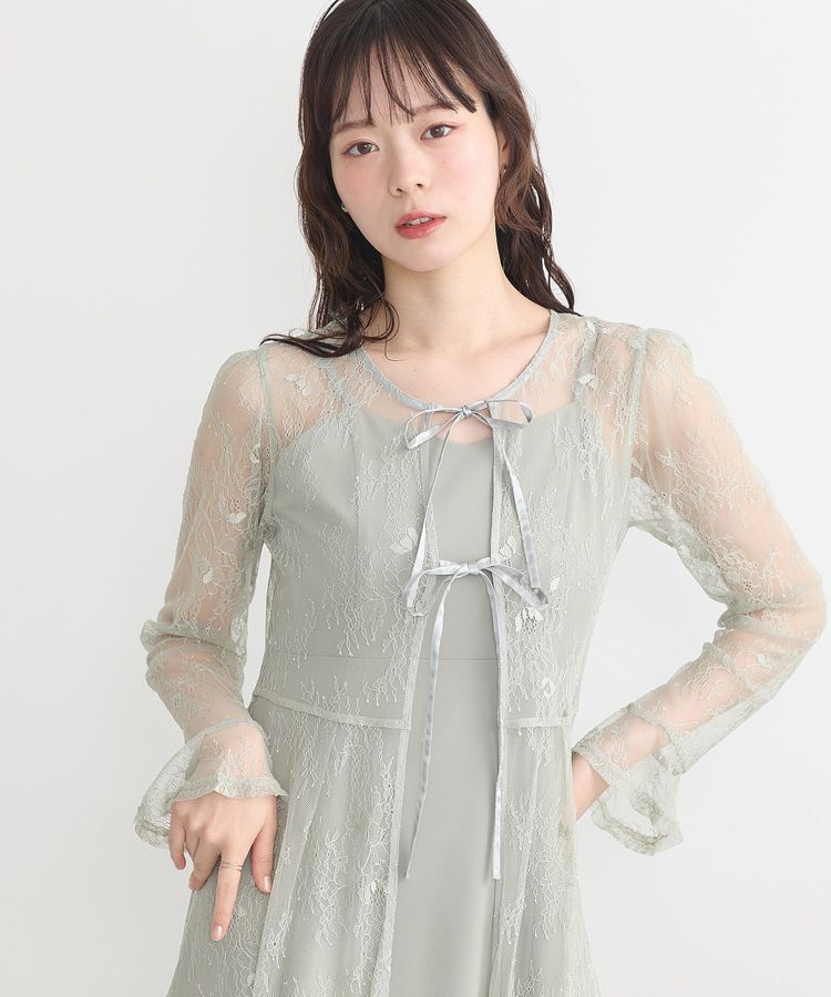 earth music&ecology「SET2点レースワンピース＋キャミワンピース」|ワンピース|