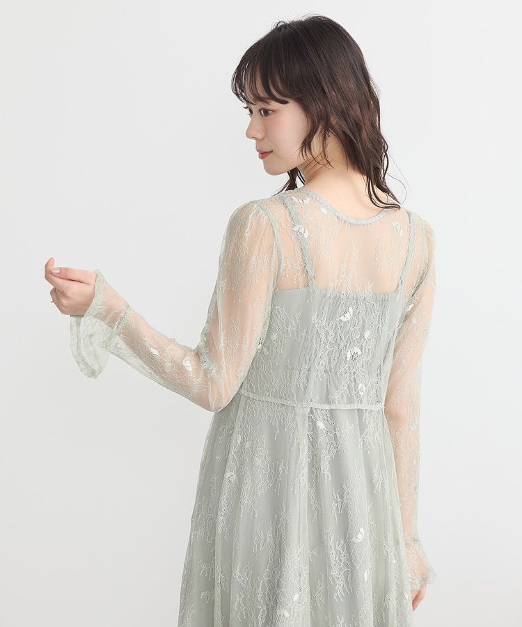 earth music&ecology「SET2点レースワンピース＋キャミワンピース」|ワンピース|