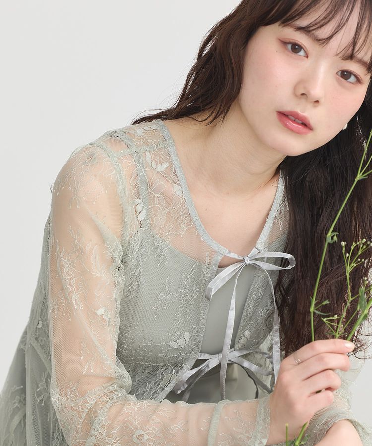 earth music&ecology「SET2点レースワンピース＋キャミワンピース」|ワンピース|