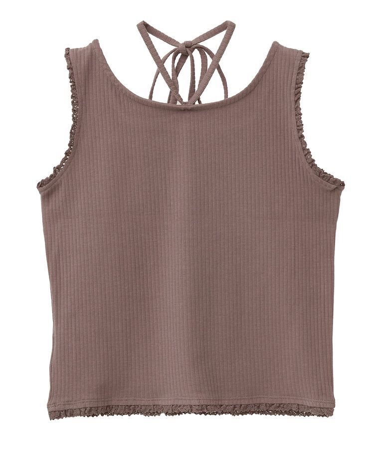 earth music&ecology「マルチwayネックホルターレースタンク」|インナー|