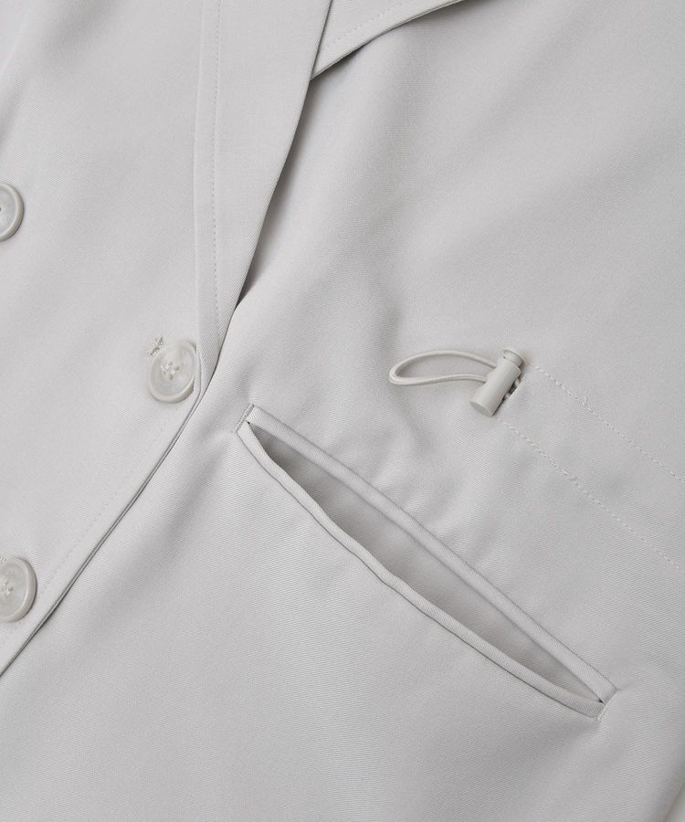 earth music&ecology「半袖サイドドロストジャケット」|テーラードジャケット|