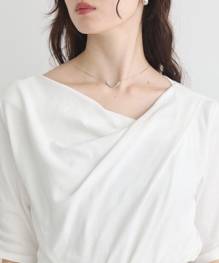 earth music&ecology「ドレープデザインカットソー」|Tシャツ・カットソー|