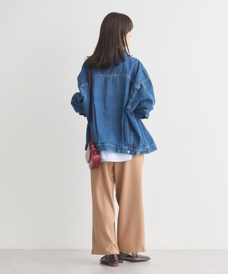 earth music&ecology「ビッグデニムジャケット」|テーラードジャケット|