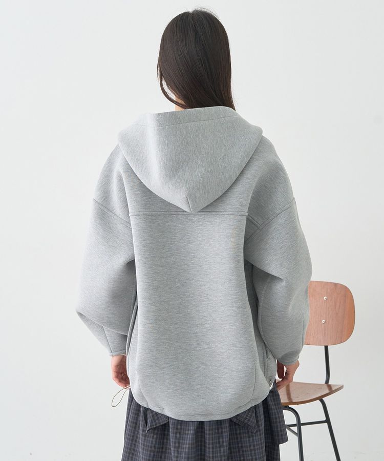 earth music&ecology「ダンボールニットフーディーブルゾン」|ブルゾン・スタジャン|