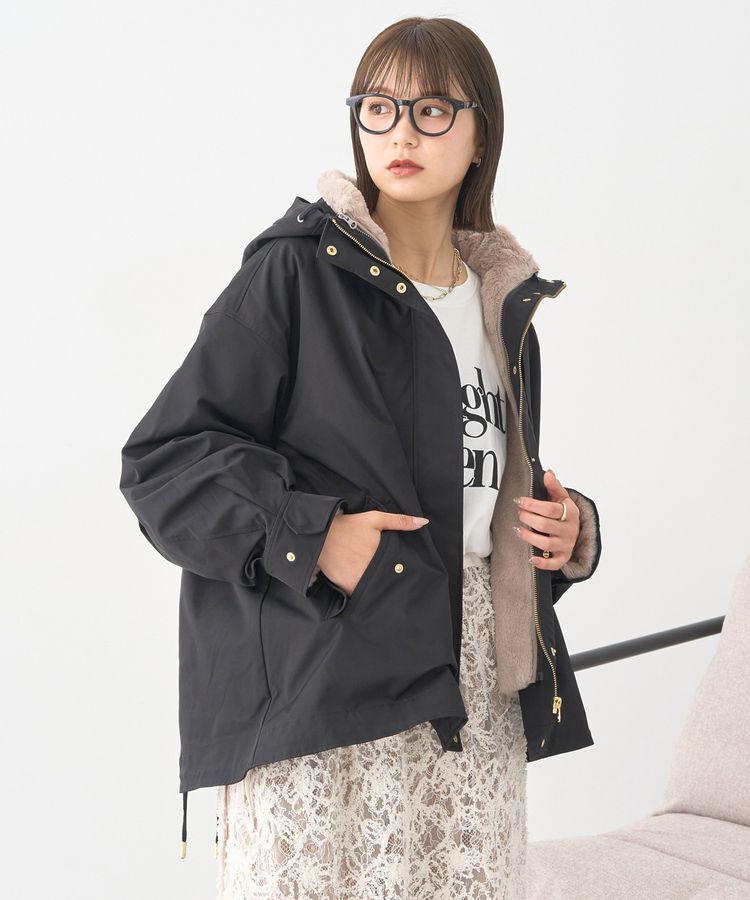 earth music&ecology「マルチウェイマウンテンパーカー」|ブルゾン・スタジャン|