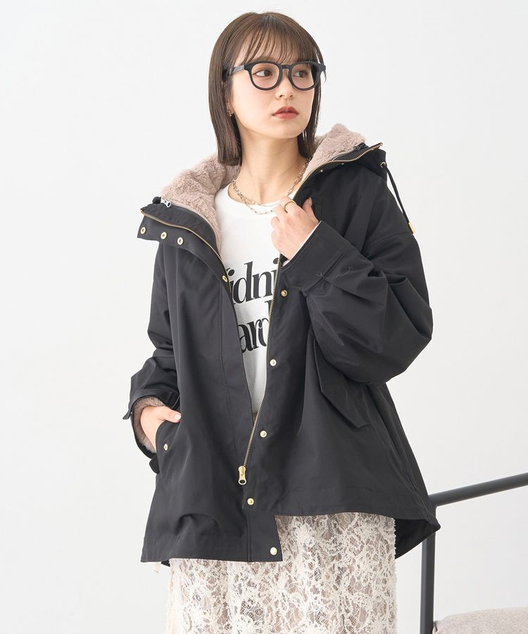 earth music&ecology「マルチウェイマウンテンパーカー」|ブルゾン・スタジャン|