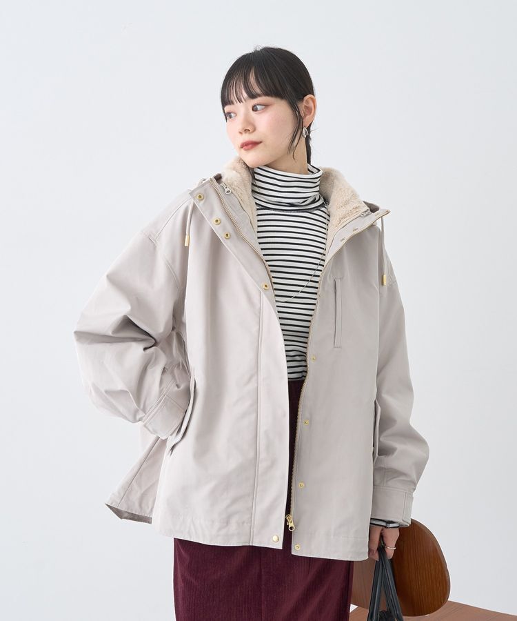 earth music&ecology「マルチウェイマウンテンパーカー」|ブルゾン・スタジャン|