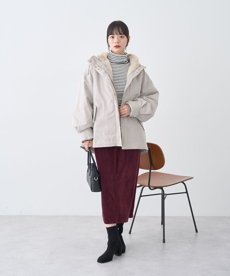 earth music&ecology「マルチウェイマウンテンパーカー」|ブルゾン・スタジャン|