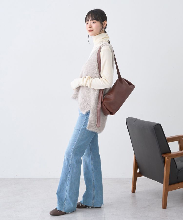 earth music&ecology「リブタートルネックプルオーバー」|Tシャツ・カットソー|