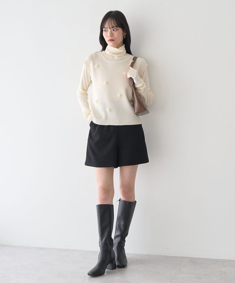 earth music&ecology「リブタートルネックプルオーバー」|Tシャツ・カットソー|