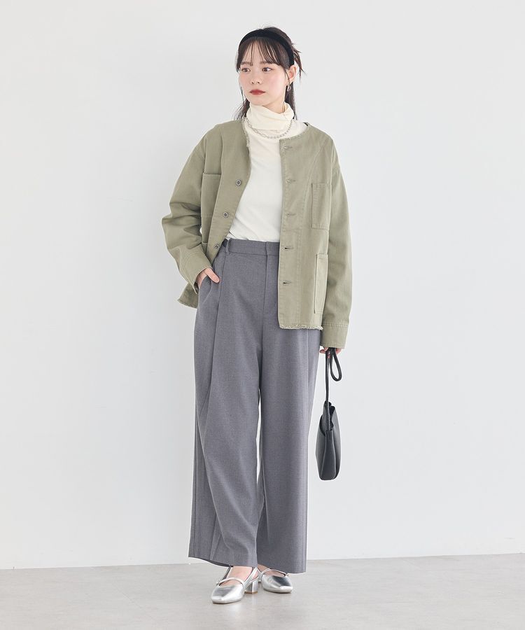 earth music&ecology「リブタートルネックプルオーバー」|Tシャツ・カットソー|