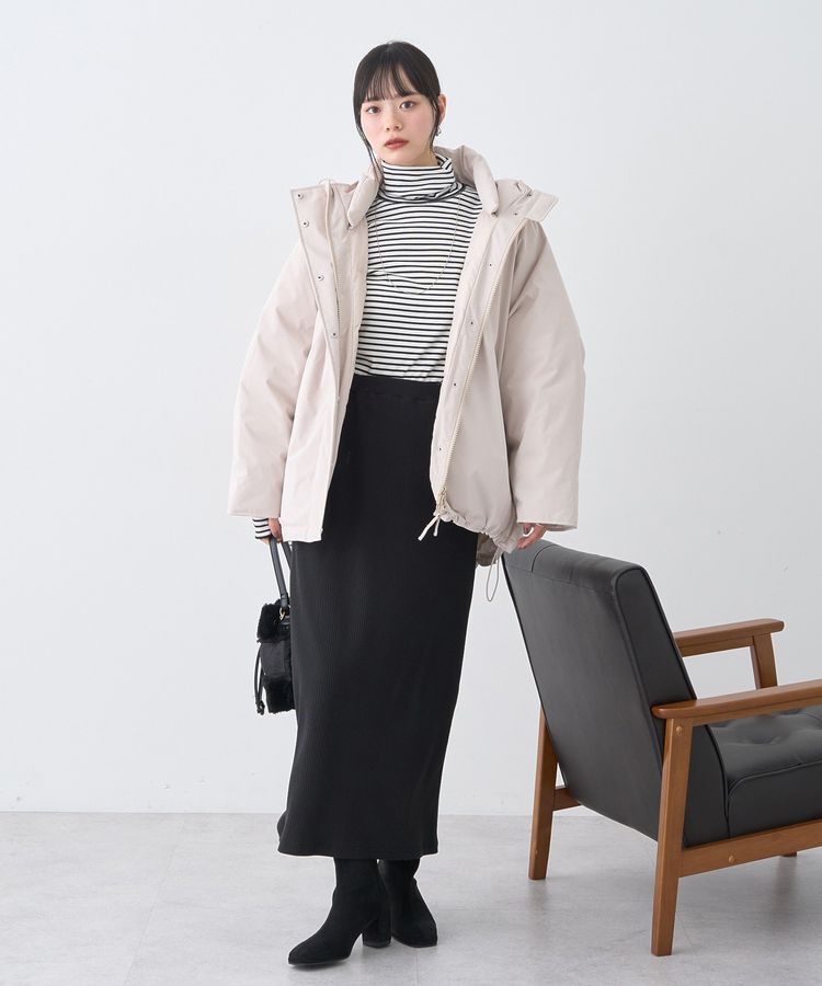 earth music&ecology「リブタートルネックプルオーバー」|Tシャツ・カットソー|