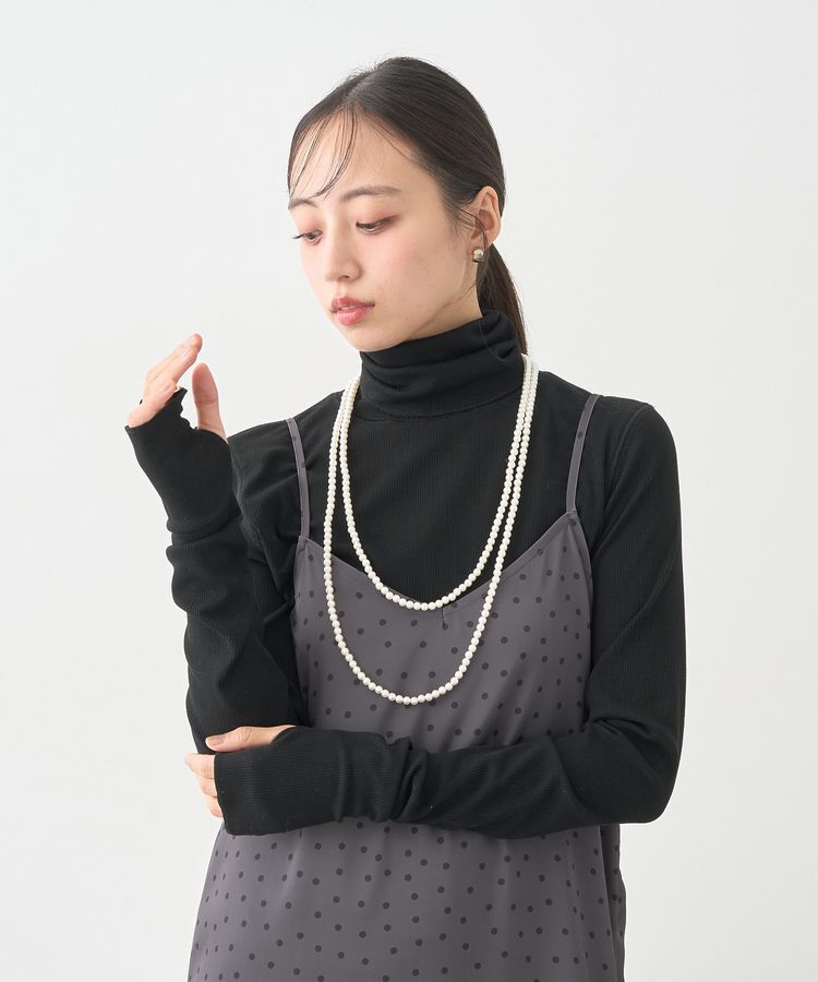 earth music&ecology「リブタートルネックプルオーバー」|Tシャツ・カットソー|