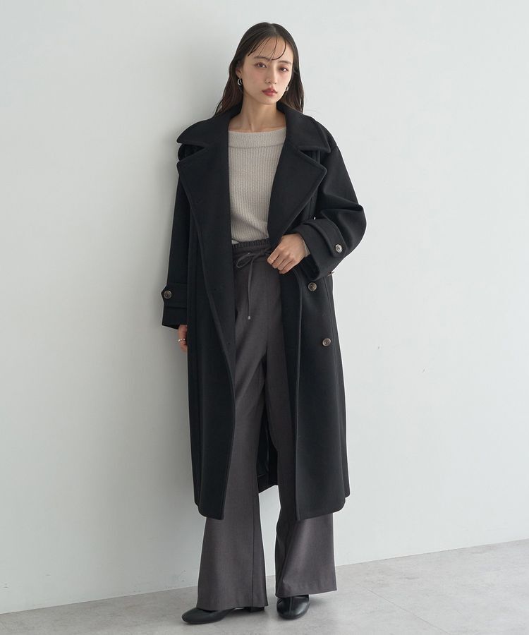 earth music&ecology「パウダーシャギー畦プルオーバー」|ニット・セーター|