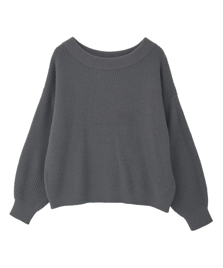 earth music&ecology「パウダーシャギー畦プルオーバー」|ニット・セーター|