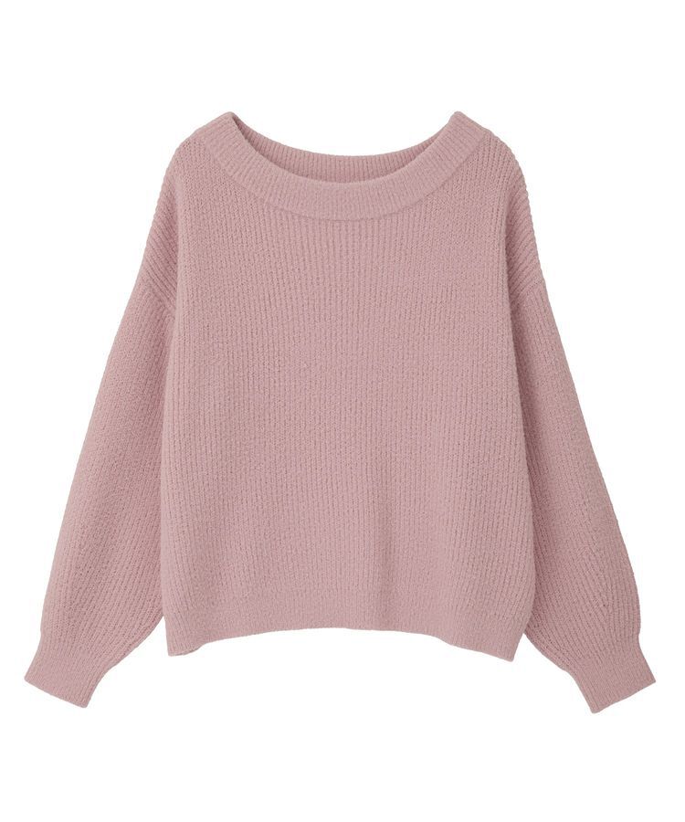 earth music&ecology「パウダーシャギー畦プルオーバー」|ニット・セーター|