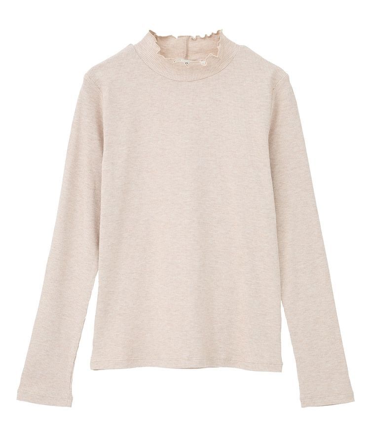 earth music&ecology「ラメテレコハイネックプルオーバー」|Tシャツ・カットソー|