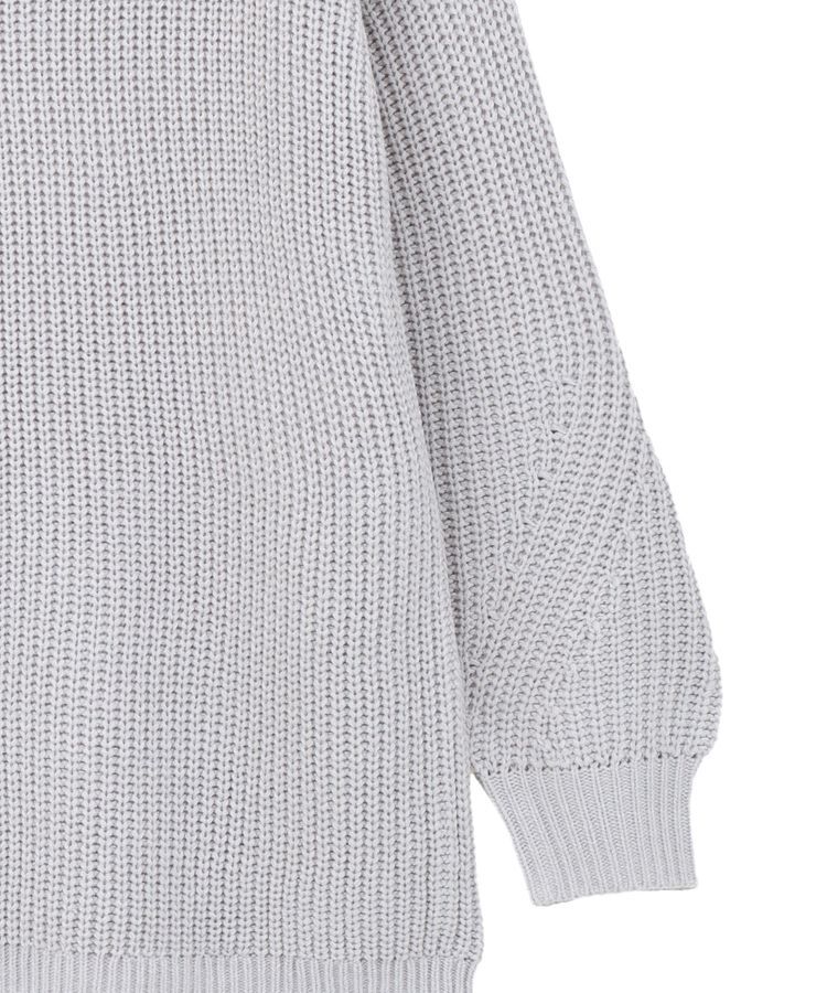 earth music&ecology「アンチピリングクロスネックルーズニット」|チュニック|