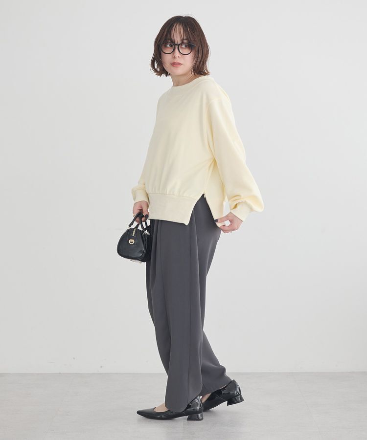 earth music&ecology「裾スリット裏毛プルオーバー」|スウェット・ジャージ|