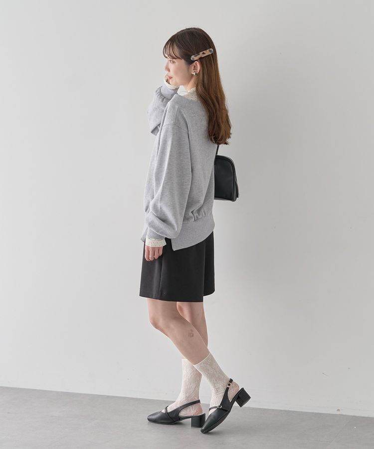 earth music&ecology「裾スリット裏毛プルオーバー」|スウェット・ジャージ|