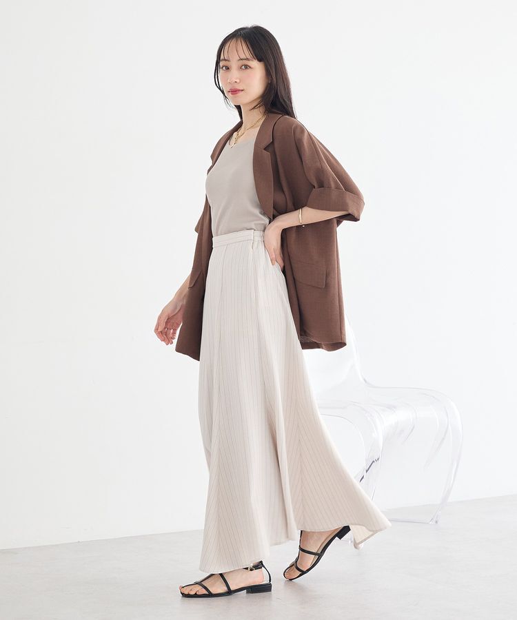 earth music&ecology「【セットアップ対応】キリカエフレアスカート」|フレア|