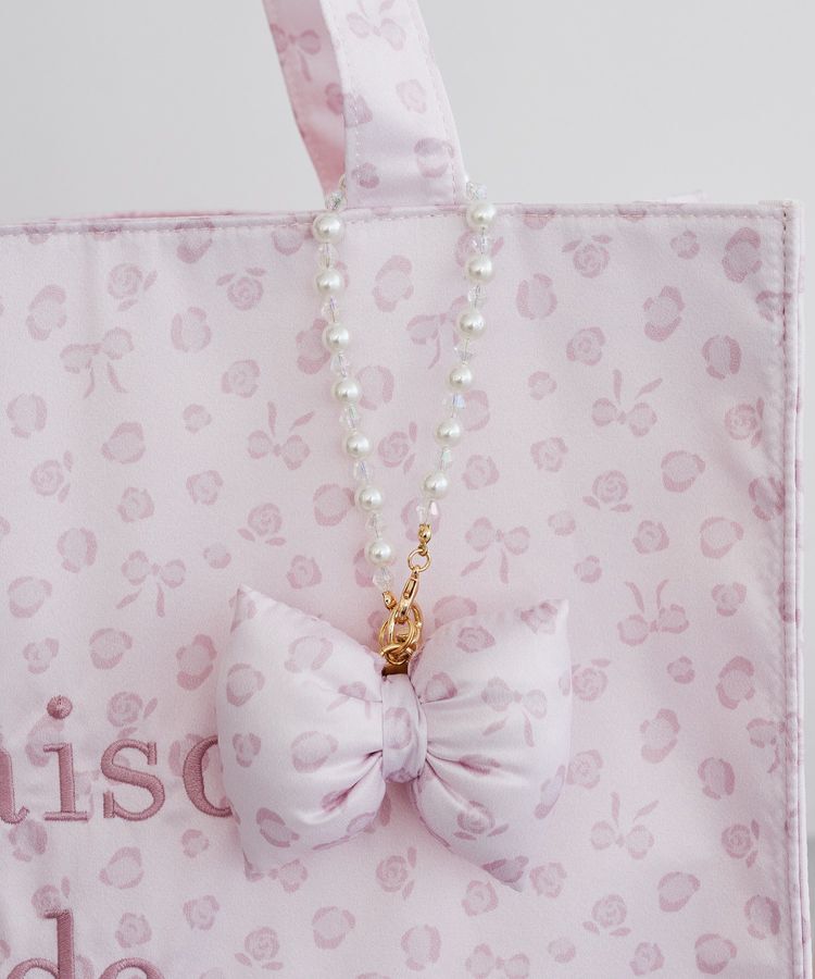 Maison de FLEUR「リボンレオパードパールストラップ」|その他|