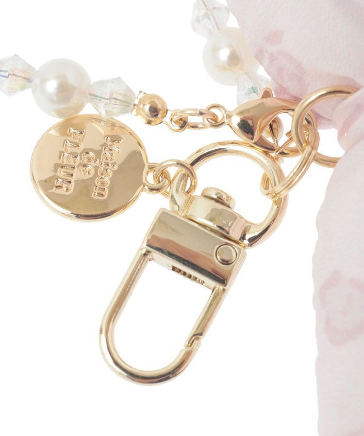 Maison de FLEUR「リボンレオパードパールストラップ」|その他|