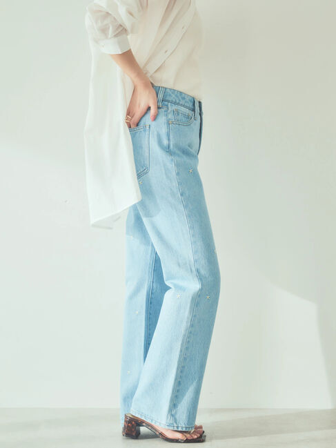  「7周年刺繍フレアパンツ」|その他|