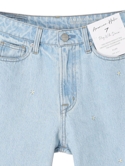  「7周年刺繍フレアパンツ」|その他|