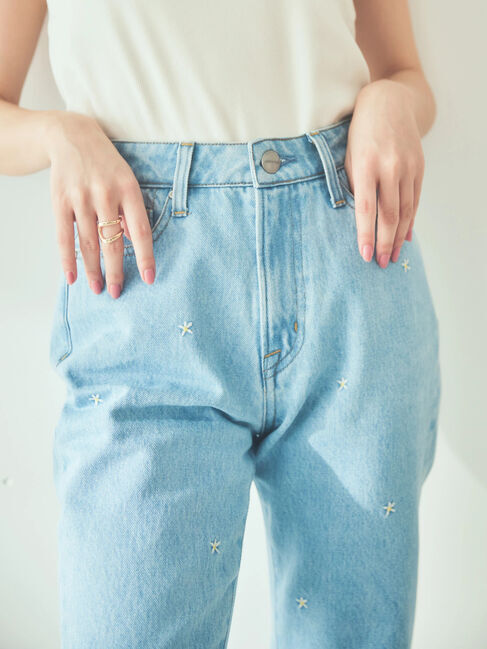  「7周年刺繍フレアパンツ」|その他|