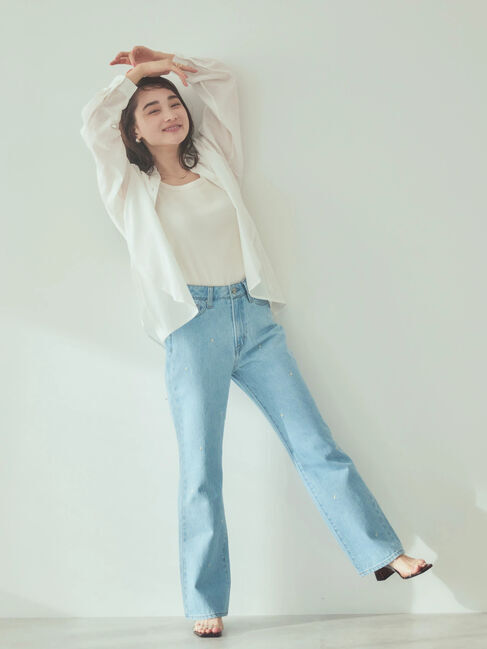  「7周年刺繍フレアパンツ」|その他|