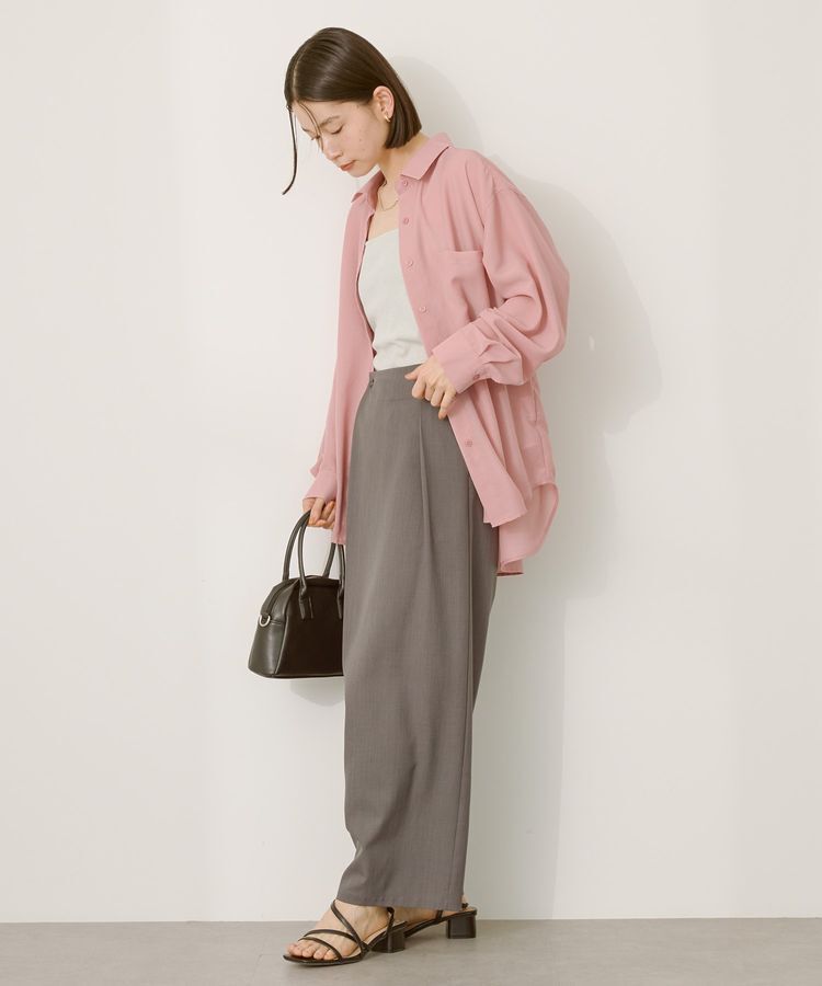 AMERICAN HOLIC「シアーボイルオーバーシルエットシャツ」|シャツ・ブラウス|