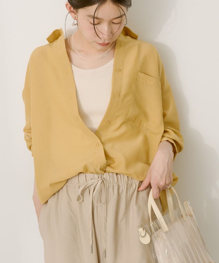 AMERICAN HOLIC「シアーボイルオーバーシルエットシャツ」|シャツ・ブラウス|