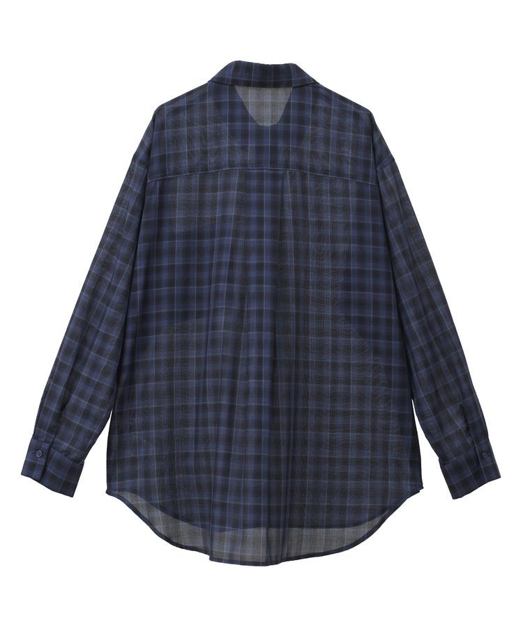 AMERICAN HOLIC「シアーチェック柄オーバーシャツ」|シャツ・ブラウス|